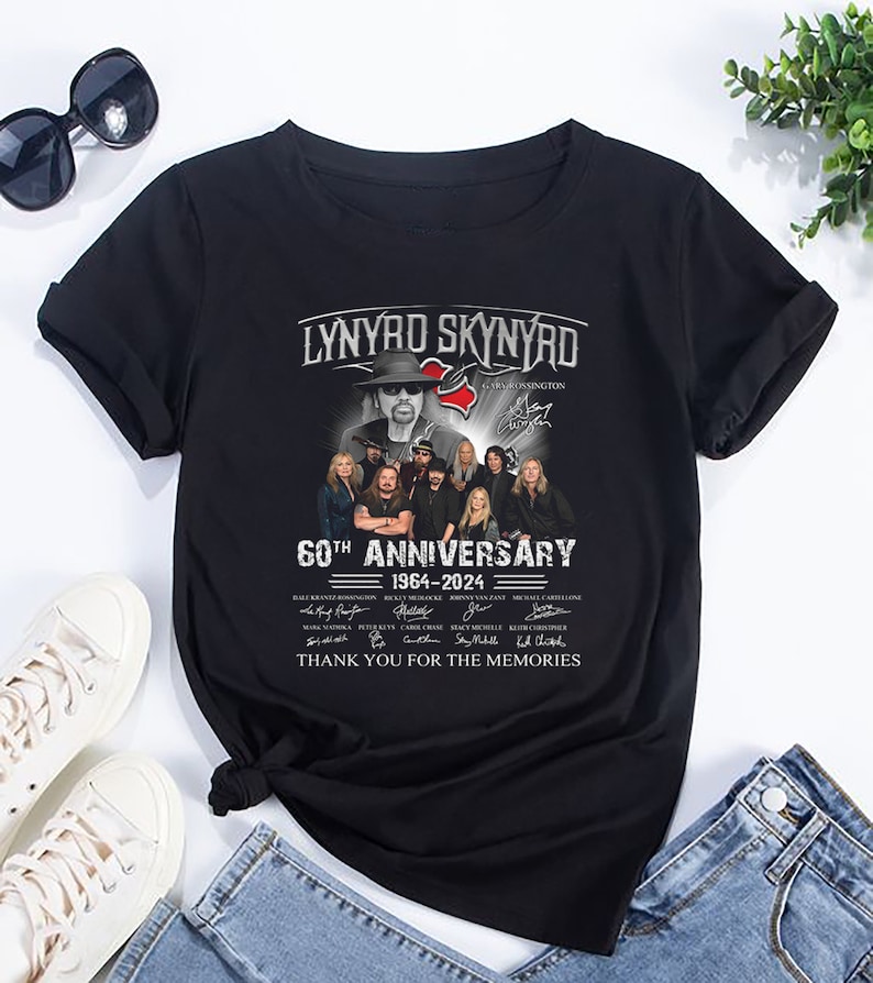 Lynyrd Skynyrd 60th Anniversary 19642024 Shirt, Lynyrd Skynyrd Rock
