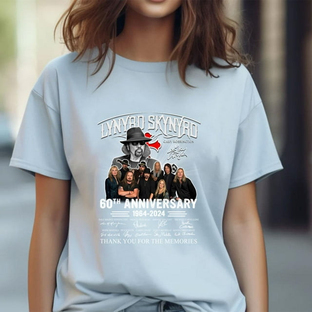 Lynyrd Skynyrd 60th Anniversary 1964 2024 Signatures T-Shirt - Walmart.com