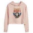thumbnail image 1 of Lynyrd Skynyrd - Americana Steer Skull - Juniors Cropped Pullover Hoodie, 1 of 5