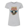 thumbnail image 1 of Lynyrd Skynyrd - Americana Steer Skull - Juniors Fitted Graphic T-Shirt, 1 of 5