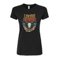 thumbnail image 1 of Lynyrd Skynyrd - Americana Steer Skull - Juniors Fitted Graphic T-Shirt, 1 of 5