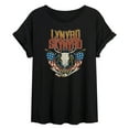 thumbnail image 1 of Lynyrd Skynyrd - Americana Steer Skull - Women's Oversized T-Shirt, 1 of 5