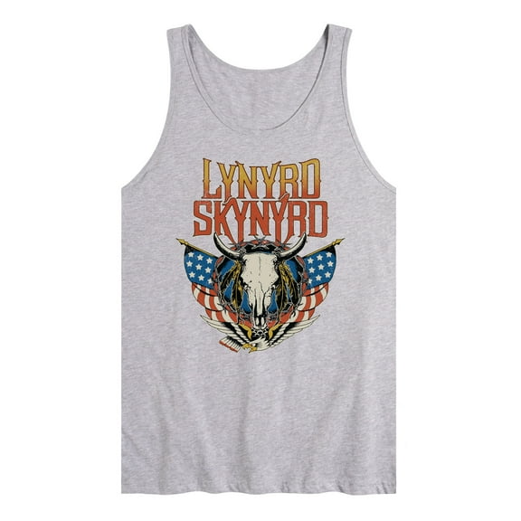 Lynyrd Skynyrd - Americana Steer Skull - Men's Jersey Tank Top