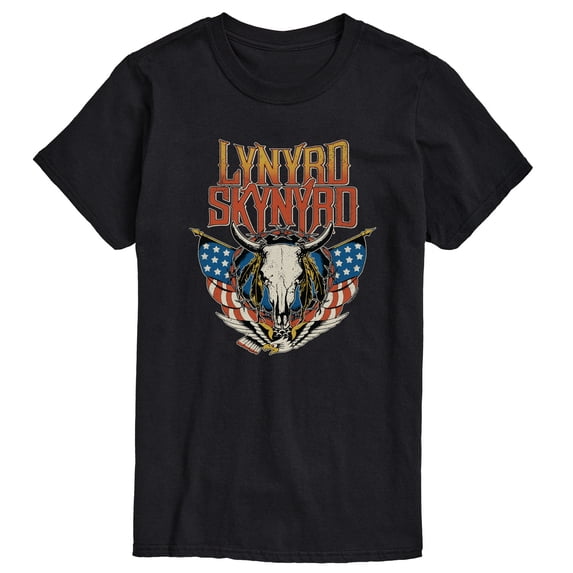 Lynyrd Skynyrd - Americana Steer Skull - Men's Short Sleeve Graphic T-Shirt