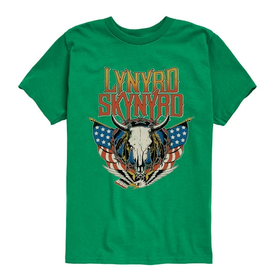 Lynyrd Skynyrd - Americana Steer Skull - Toddler & Youth Short Sleeve Graphic T-Shirt