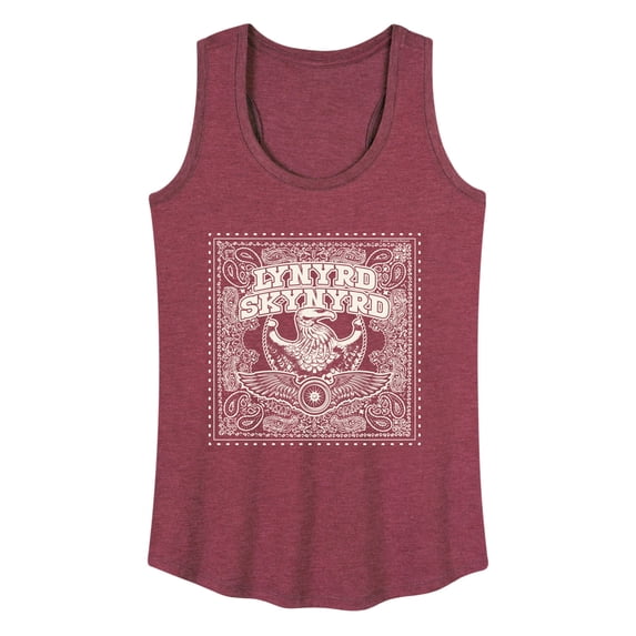 Lynyrd Skynyrd - Bandana - Women's Racerback Graphic Tank
