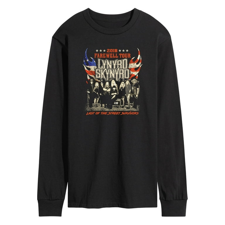 Lynyrd Skynyrd Farewell Tour 18 Men s Long Sleeve T Shirt Walmart