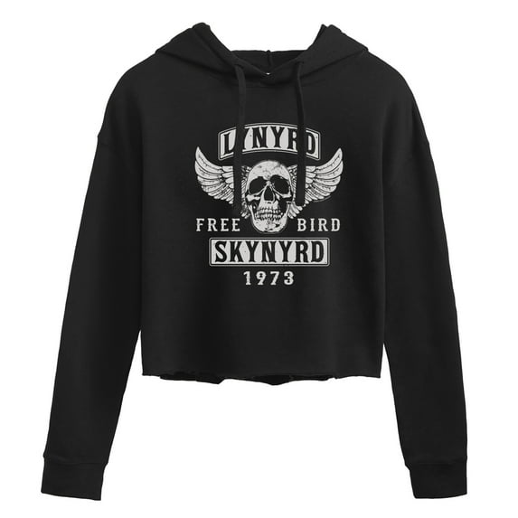 Lynyrd Skynyrd - Free Bird - Juniors Cropped Pullover Hoodie