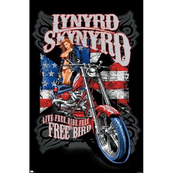 Lynyrd Skynyrd - Free Ride Wall Poster, 14.725" x 22.375"