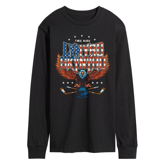 Lynyrd Skynyrd - Freebird Hockey - Men's Long Sleeve Graphic T-Shirt