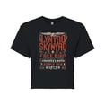 thumbnail image 1 of Lynyrd Skynyrd - Hits - Juniors Cropped Cotton Blend T-Shirt, 1 of 5