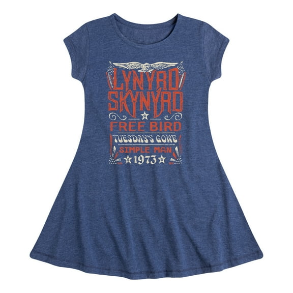 Lynyrd Skynyrd - Hits  - Toddler & Youth Girls Fit & Flare Dress