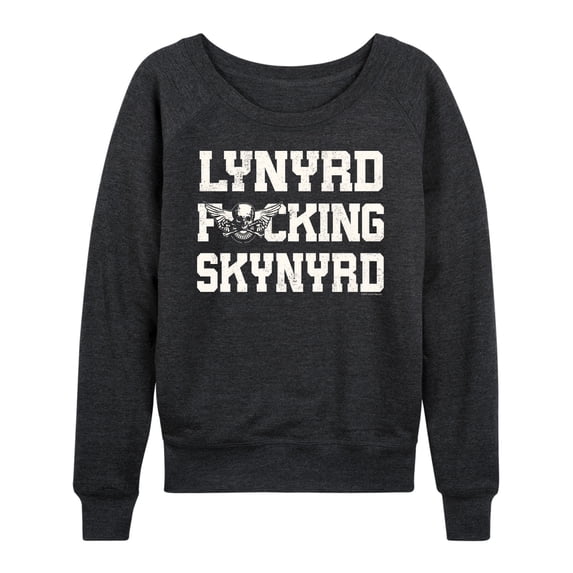 Lynyrd Skynyrd - Lynyrd Fing Skynyrd - Women's French Terry Long Sleeve Pullover