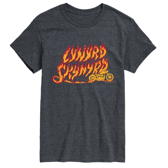 Lynyrd Skynyrd - Motorcycle Flames - Men's Short Sleeve Graphic T-Shirt