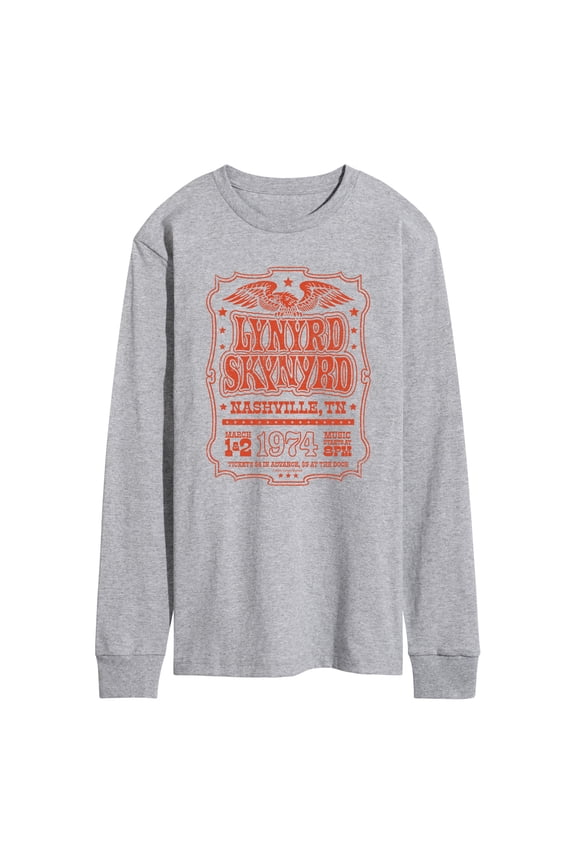 - Nashville - Men's Long Sleeve Graphic T-Shirt