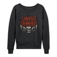 thumbnail image 1 of Lynyrd Skynyrd - Skull Wings - Women's French Terry Long Sleeve Pullover, 1 of 4