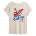 thumbnail image 1 of Lynyrd Skynyrd - Soaring Eagle - Women's Oversized T-Shirt, 1 of 5