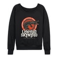 thumbnail image 1 of Lynyrd Skynyrd - Support Southern Rock - Women's French Terry Long Sleeve Pullover, 1 of 4