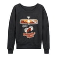 thumbnail image 1 of Lynyrd Skynyrd - Travelin' Man Rearview Mirror Lightweight French Terry Wide Neck Long Sleeve Graphic Shirt, 1 of 4