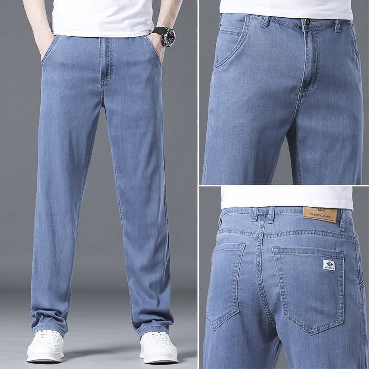 Lyocell-Ice-Silk-Jeans-Men-s-