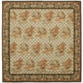 thumbnail image 1 of Lyon Flat Woven Square Area Rug - Ivory & Charcoal - 8 x 8 ft., 1 of 1
