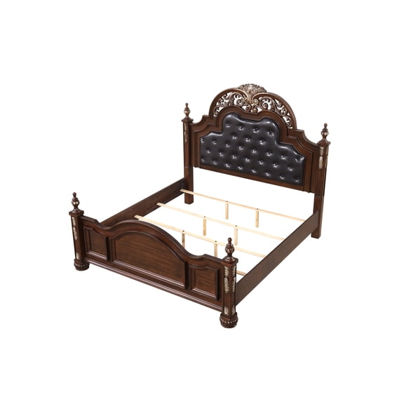 Lyon G07100A-QB Queen Bed , Cherry