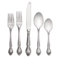 thumbnail image 1 of Lyon Queens Fancy 18/8 Stainless Steel 5pc. Place Setting (Service for One), 1 of 3