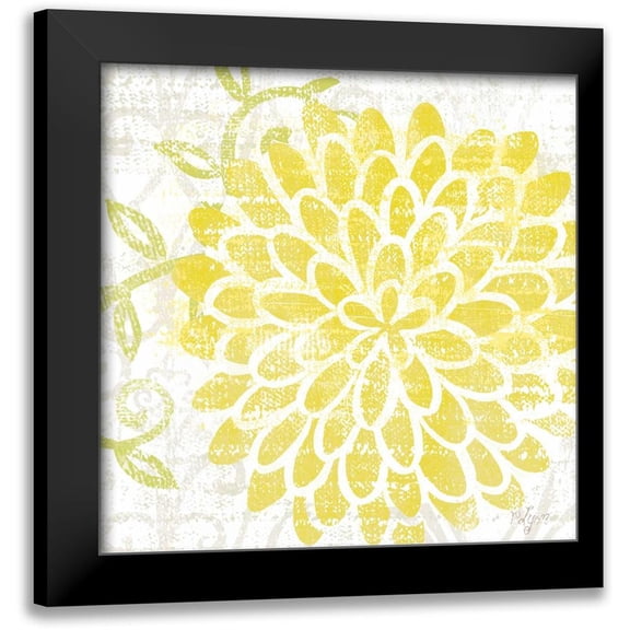 Lyon, Rebecca 12x12 Black Modern Framed Museum Art Print Titled - Graphic Garden III