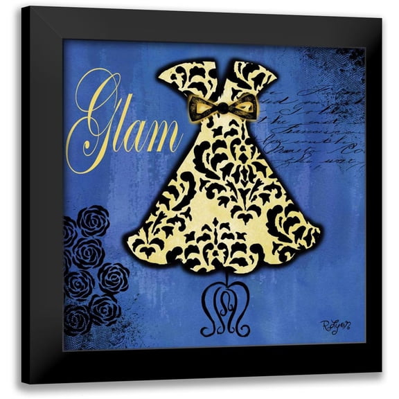 Lyon, Rebecca 15x15 Black Modern Framed Museum Art Print Titled - All Dressed Up II