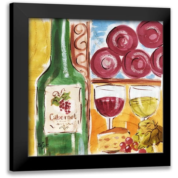 Lyon, Rebecca 15x15 Black Modern Framed Museum Art Print Titled - Tuscan Watercolor III