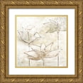 thumbnail image 1 of Lyon, Rebecca 15x15 Gold Ornate Wood Framed with Double Matting Museum Art Print Titled - Floral Sketch I, 1 of 4