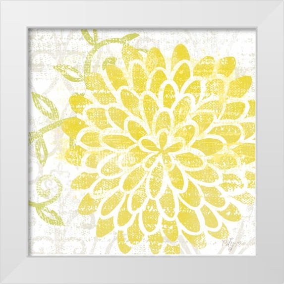 Lyon, Rebecca 15x15 White Modern Wood Framed Museum Art Print Titled - Graphic Garden III