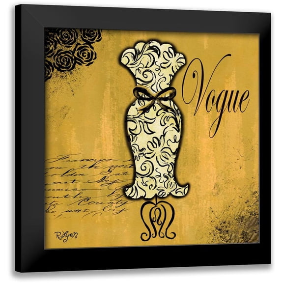 Lyon, Rebecca 20x20 Black Modern Framed Museum Art Print Titled - All Dressed Up IV