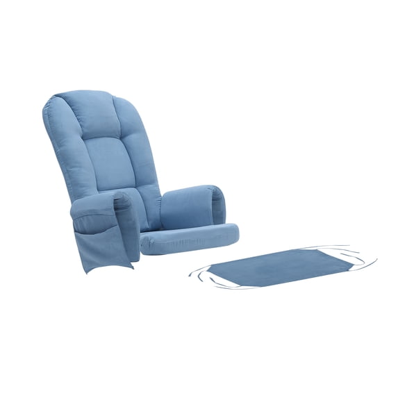 Lyon Replacement Cushions for Glider Rocking Chair, Blue