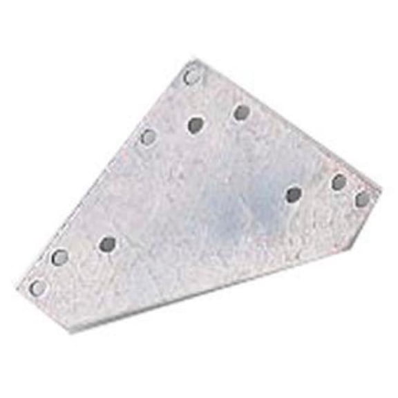 Lyon Workspace Products B271297 Lyon Gussets - 6 x 6 in. - Galvanized - Pack of 12