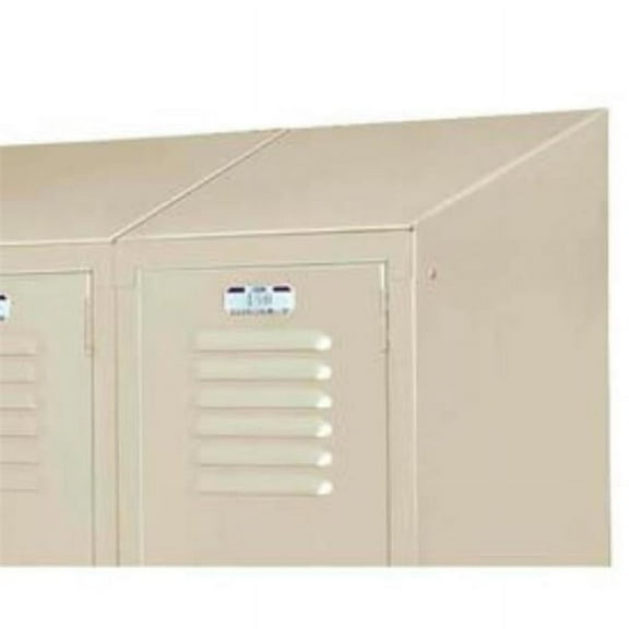 Lyon Workspace Products B271424 Slope Top Kit PP58301 for Lockers One-Wide - 12 x 12 in. - Putty
