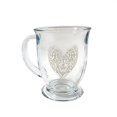 thumbnail image 1 of Lyoncraft COHR01 16 oz Celtic Heart Engraved Glass Coffee Mug, 1 of 1