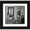 thumbnail image 1 of Lyons, Jane 13x12 Black Ornate Wood Framed with Double Matting Museum Art Print Titled - Exhausted, 1 of 4