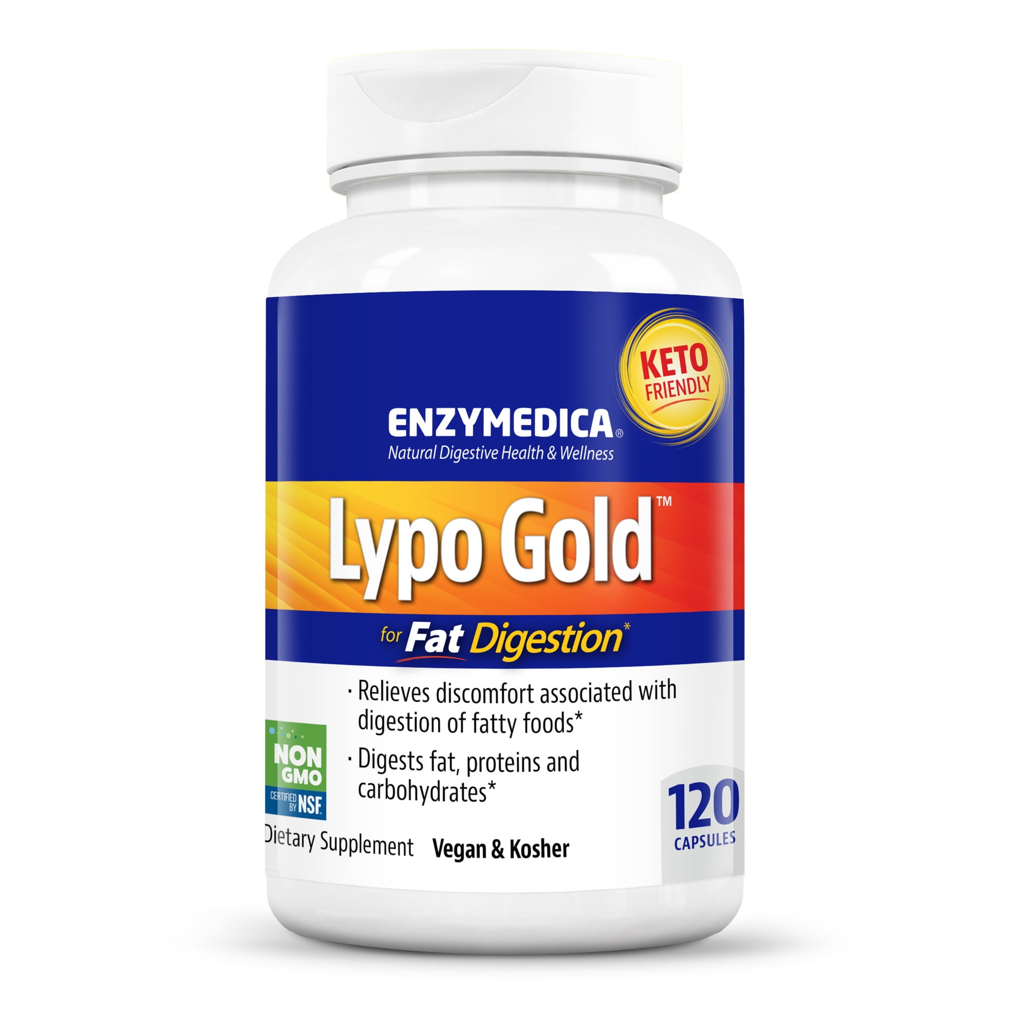 Lypo Gold By Enzymedica - 120 Capsules