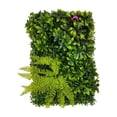 thumbnail image 1 of Lypsnake Artificial Grass Wall Boxwood Panels,Mixed Foliage with Variegated Leaves Flower Berry Decor,Interlockable Square Plant Mat for Patio Garden Backdrop Greenery Wall Store Landscape Decor, 1 of 6