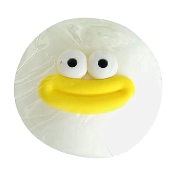 Lypsnake Big Mouth Squishy Squeeze, Soft Slow Rising Stress Relief Ball with Cute 3D Duck Face and Elastic Texture, Adorable Squeezable Fidget Ball for Office Desk and Daily Anxiety Relief
