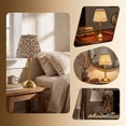 thumbnail image 1 of Lypsnake Fabric Floral Table Lamp, Pleated Cream Floral Lampshade Desk Lamp with Battery& USB Rechargeable, Rechargeable Decorative Bedside Lamp Night Light for Bedroom Living Room Side Table Decor, 1 of 7