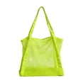 thumbnail image 1 of Lypsnake Large Capacity Storage Mesh Beach Tote Bag, Lightweight Breathable Mesh Tote with Reinforced Handles, Quick-Drying Open-Top Shoulder Bag for Beach Pool Travel Grocery Shopping, 1 of 6