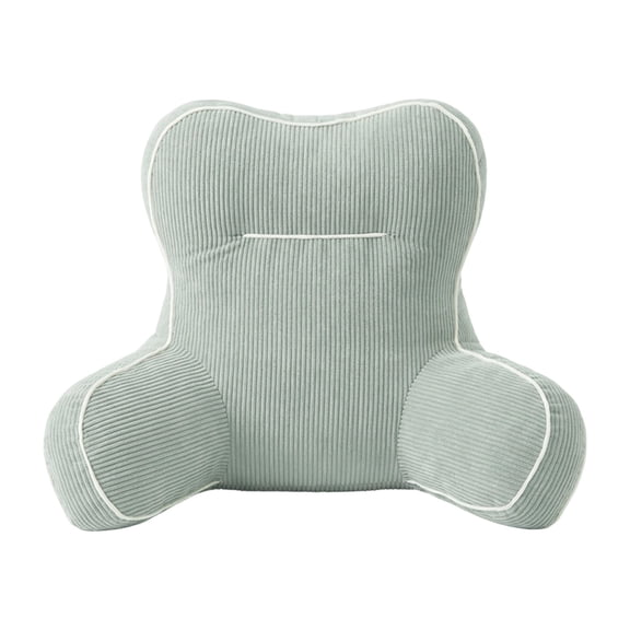 Lypsnake Reading & Bed Rest Pillows,19.6x27.5x13.7 Inch Ergonomic Backrest with Built-in Neck Support and Contoured Arms,Back Rest Support Cushion for Sit Up on Couch Sofa Floor Reading Watching TV