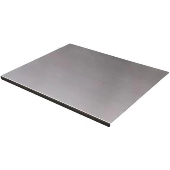 Lypsnake Stainless Steel Cutting Board with Lip, Heavy Duty Metal Dough Kneading Board, Non-Slip Edge Stainless Steel Pastry Board for Baking Pizza Bread Vegetable Cutting