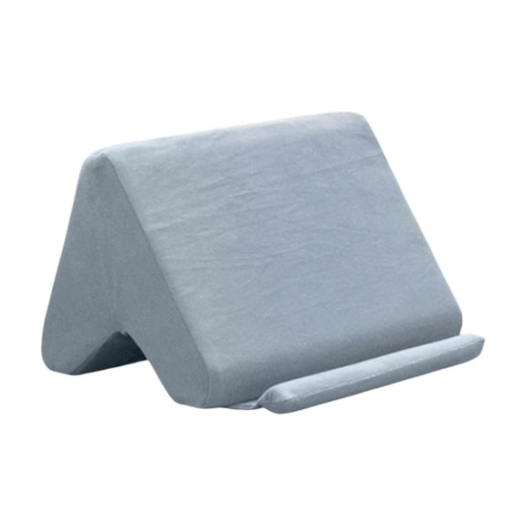 Lypsnake Tablet Pillow Stand & iPad Holder, Soft Velvet Multi-Angle Cushion for Reading Typing and Viewing, Universal Support for Tablets E-Readers and Phones