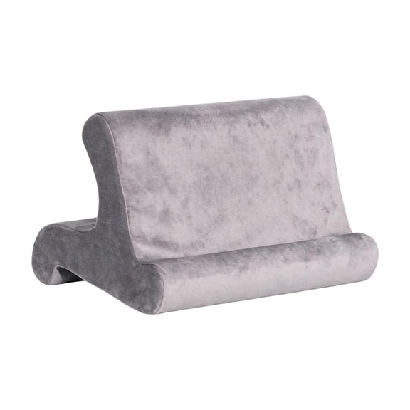 Lypsnake Tablet Pillow Stand & iPad Holder, Soft Velvet Multi-Angle Cushion for Reading Typing and Viewing, Universal Support for Tablets E-Readers and Phones