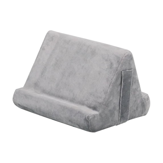 Lypsnake Tablet Pillow Stand & iPad Holder, Soft Velvet Multi-Angle Cushion for Reading Typing and Viewing, Universal Support for Tablets E-Readers and Phones