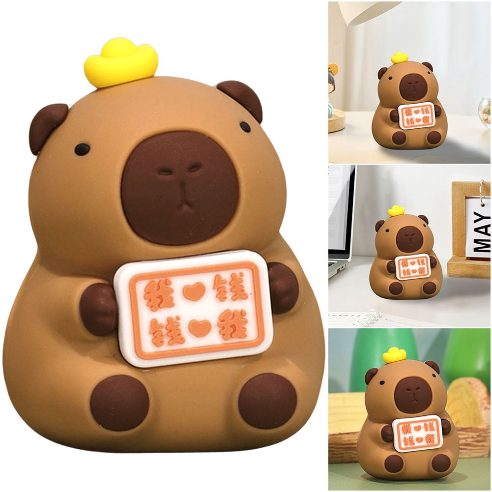 Lyqzj Capybara Statue Cartoon Capybara Sculpture Gifts for Friends Kids