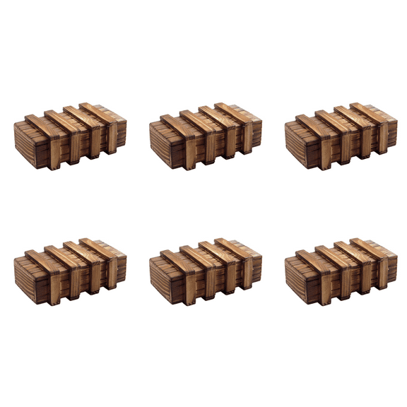 Lyqzj Wooden Assembly Box Flexible Fingers with 3 Drawers for Holiday Activities Gifts